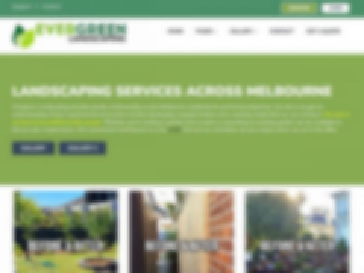 evergreen landscaping designers melbourne