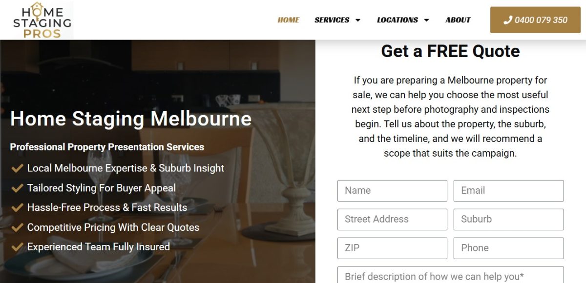 home staging melbourne