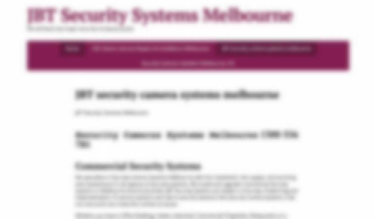 jbt security systems cctv camera system installer melbourne