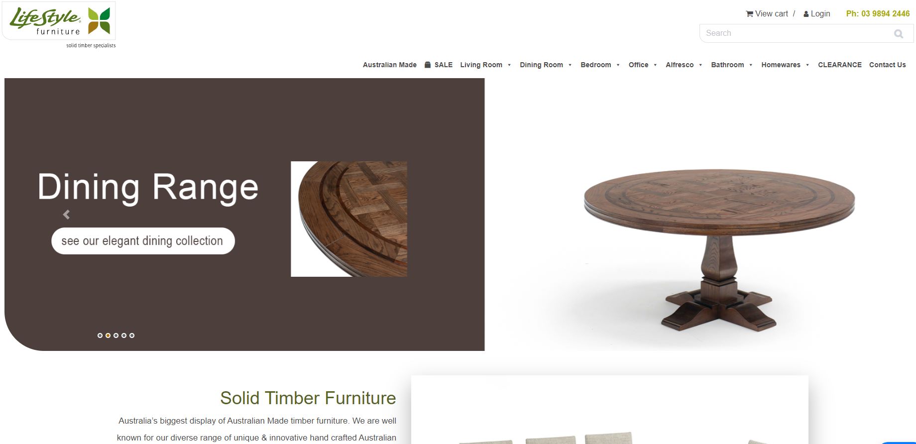 lifestyle furniture timber specialists