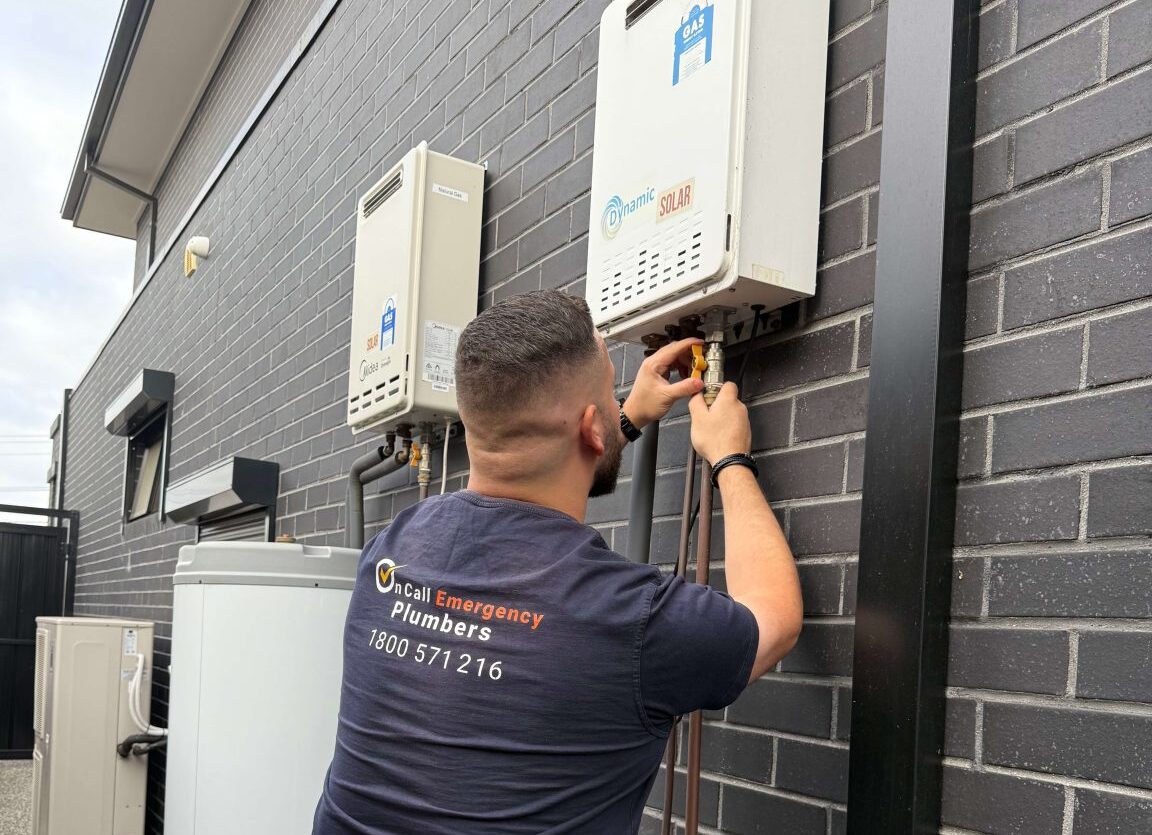 oncall emergency plumbers hot water repairs
