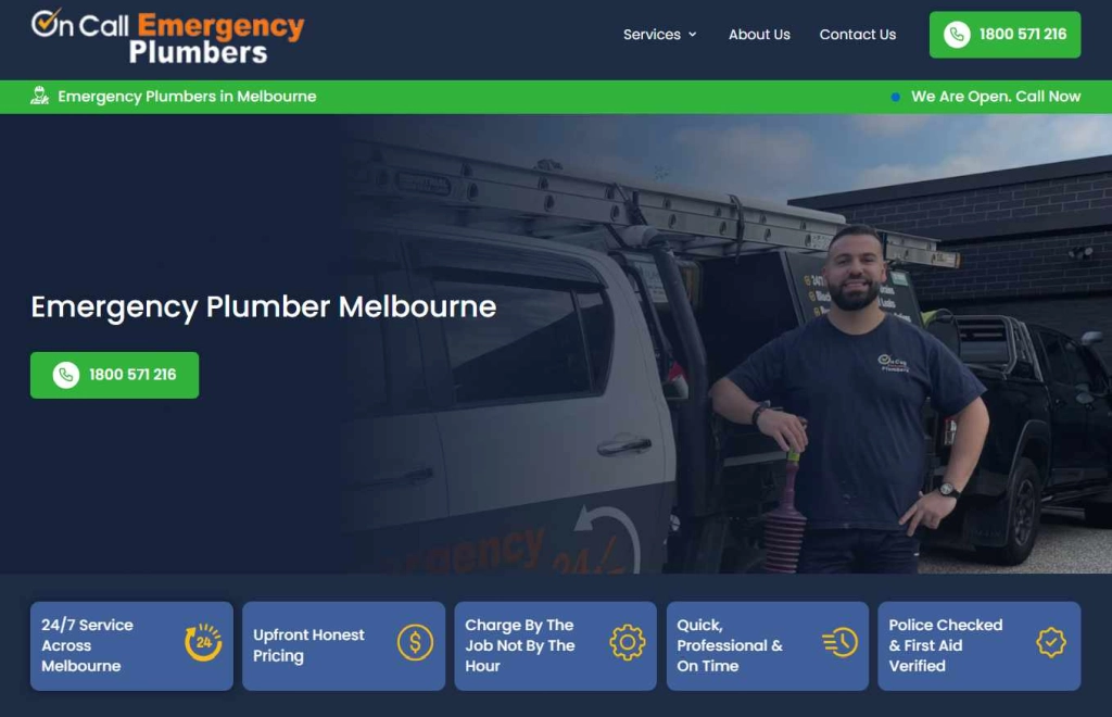 oncall emergeny plumbers