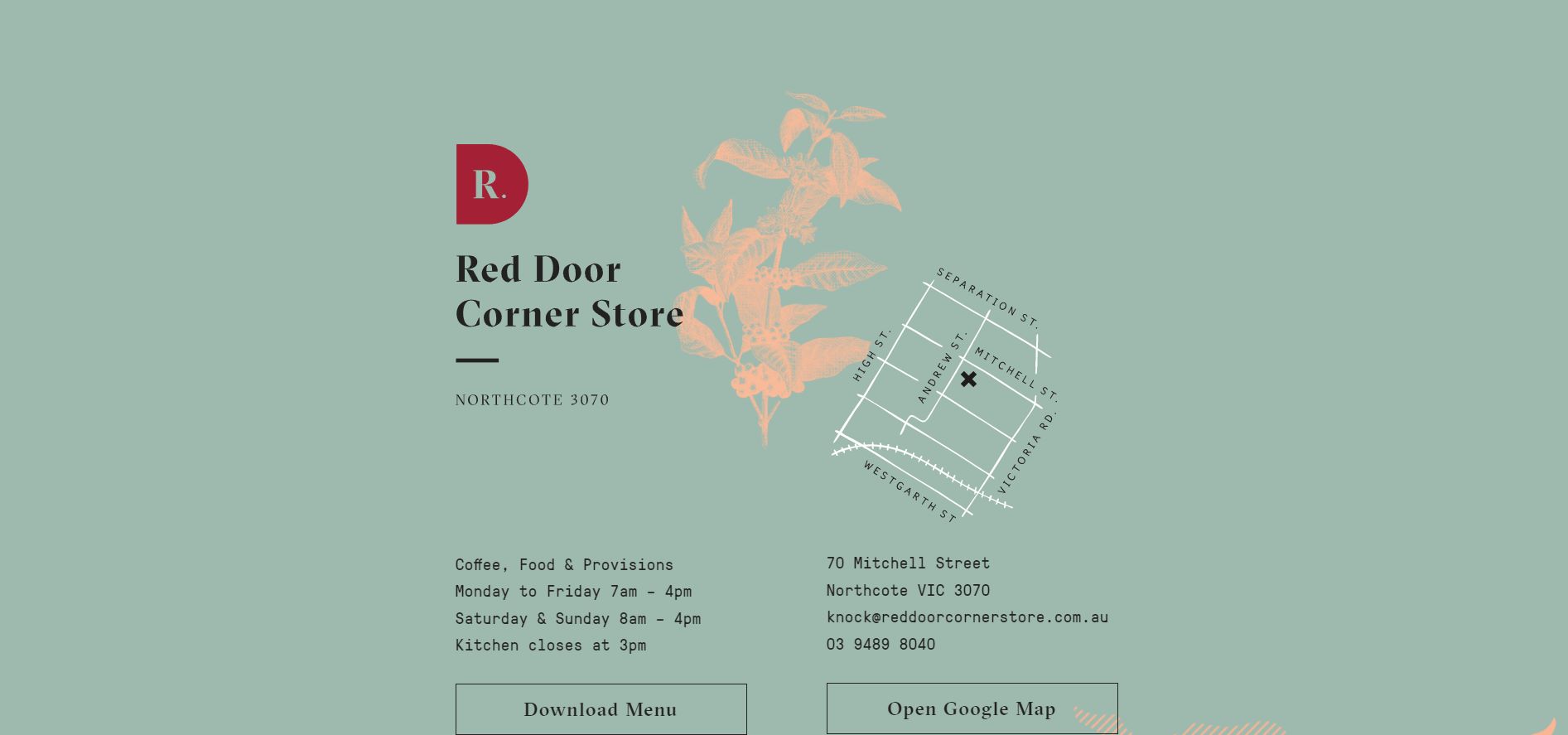 red door corner store
